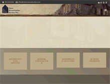 Tablet Screenshot of metroreconstruction.com